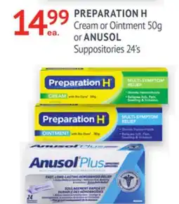 IDA Pharmacy PREPARATION H or ANUSOL offer