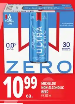 Metro MICHELOB ULTRA NON-ALCOHOLIC BEER offer