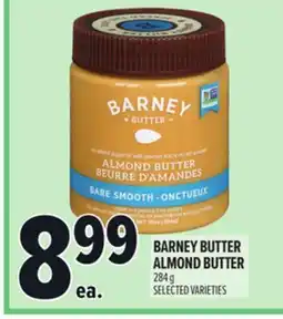 Metro BARNEY BUTTER ALMOND BUTTER offer