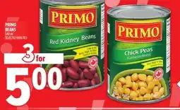 Metro PRIMO BEANS offer