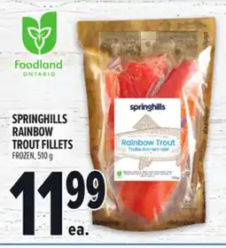 Metro SPRINGHILLS RAINBOW TROUT FILLETS offer