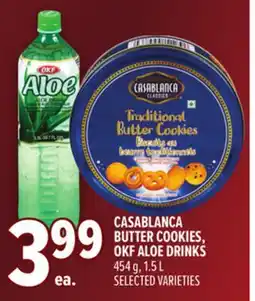 Metro CASABLANCA BUTTER COOKIES, OKF ALOE DRINKS offer