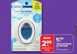 Metro FEBREZE BATHROOM AIR FRESHENER offer