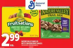 Metro NATURE VALLEY BARS OR BETTY CROCKER FRUIT SNACKS offer