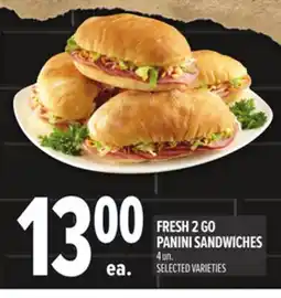 Metro FRESH 2 GO PANINI SANDWICHES offer