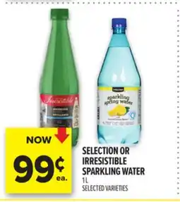 Metro SELECTION OR IRRESISTIBLE SPARKLING WATER offer