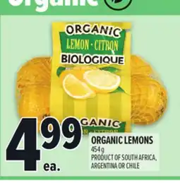Metro ORGANIC LEMONS offer
