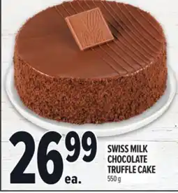 Metro FRONT STREET BAKERY SWISS MILK CHOCOLATE TRUFFLE CAKE offer
