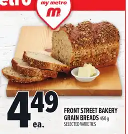 Metro FRONT STREET BAKERY GRAIN BREADS offer