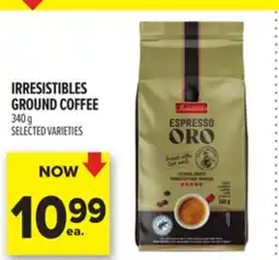 Metro IRRESISTIBLES GROUND COFFEE offer