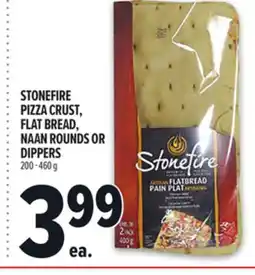 Metro STONEFIRE PIZZA CRUST, FLAT BREAD, NAAN ROUNDS OR DIPPERS offer