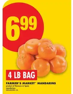 No Frills FARMER'S MARKET MANDARINS, 4 LB BAG offer