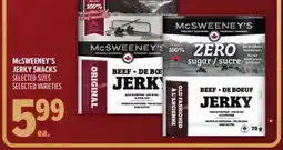 Metro MCSWEENEY'S JERKY SNACKS offer