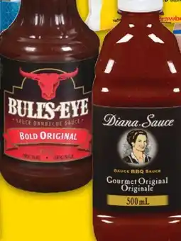 No Frills DIANA, 500 mL or BULL'S-EYE, 425 mL BBQ SAUCE offer