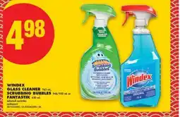 No Frills WINDEX GLASS CLEANER, 765 mL, SCRUBBING BUBBLES, 946/950 mL or FANTASTIK, 650 mL offer