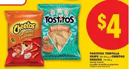 No Frills TOSTITOS TORTILLA CHIPS, 205-295 G OR CHEETOS, 170-285 G offer