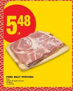 No Frills PORK BELLY PORTIONS offer