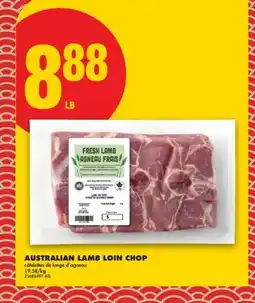 No Frills AUSTRALIAN LAMB LOIN CHOP offer