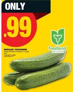 No Frills ENGLISH CUCUMBER offer