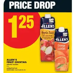 No Frills ALLEN'S FRUIT COCKTAIL offer