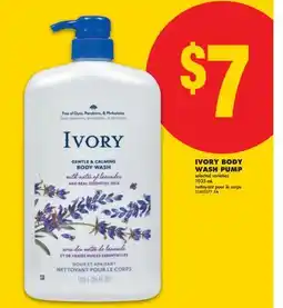 No Frills IVORY BODY WASH PUMP offer