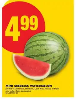 No Frills MINI SEEDLESS WATERMELON offer