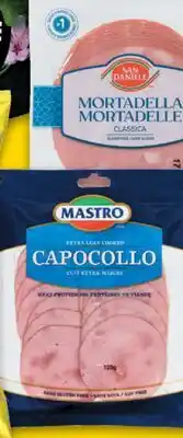 No Frills MASTRO CAPOCOLLO, PROSCIUTTO COTTO OR ROSEMARY HAM, 125 G OR SAN DANIELE MORTADELLA, 175 G offer