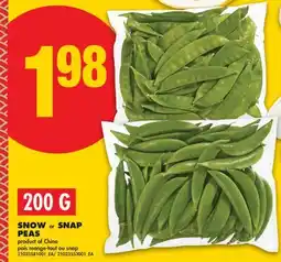 No Frills SNOW or SNAP PEAS offer