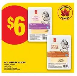 No Frills PC CHEESE SLICES offer