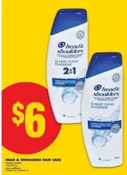 No Frills HEAD & SHOULDERS HAIR CARE offer