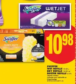No Frills SWIFFER WET REFILLS, 12-24'S, DRY REFILLS, 16-32'S OR DUSTER REFILLS, 6-10'S offer