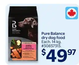 Walmart Pure Balance dry dog food offer
