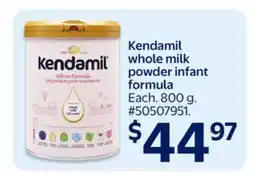 Walmart Kendamil whole milk powder infant formula offer