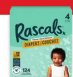Walmart Rascals super premium econo pack diapers offer