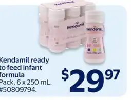 Walmart Kendamil Ready to Feed Infant Formula offer