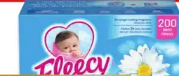 Walmart Fleecy fabric softener sheets 200s offer
