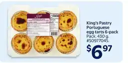 Walmart King's Pastry Portuguese egg tarts 6-pack offer