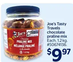 Walmart Joe's Tasty Travels chocolate praline mix offer