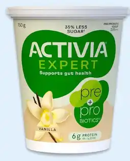 Walmart Activia Expert yogurt tubs offer