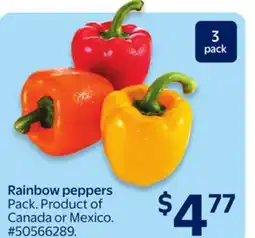 Walmart Rainbow peppers offer