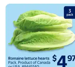 Walmart Romaine lettuce hearts offer