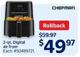 Walmart 2-qt. Digital air fryer offer
