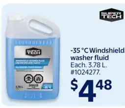 Walmart 35°C Windshield washer fluid offer