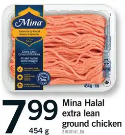 Fortinos MINA HALAL EXTRA LEAN GROUND CHICKEN offer
