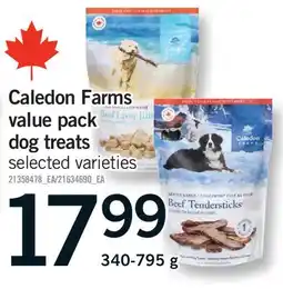 Fortinos CALEDON FARMS VALUE PACK DOG TREATS offer