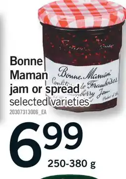 Fortinos BONNE MAMAN JAM OR SPREAD offer
