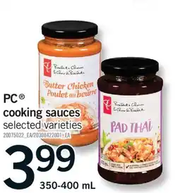 Fortinos PC COOKING SAUCES offer