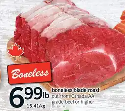 Fortinos BONELESS BLADE ROAST offer