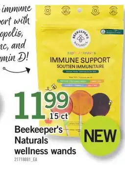 Fortinos BEEKEEPER'S NATURALS WELLNESS WANDS, 15 CT offer