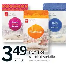 Fortinos PC RICE offer